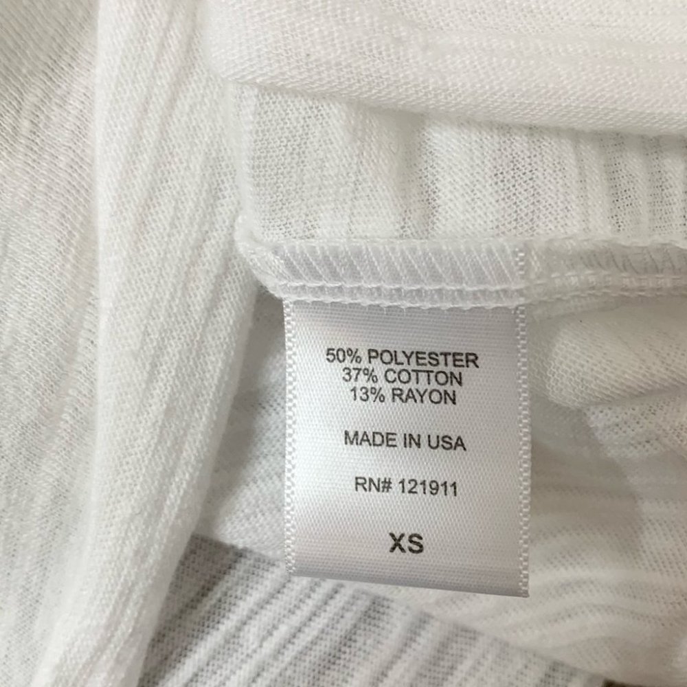 LNA Extreme V Tee T-Shirt White Size XS - Picture 9 of 10